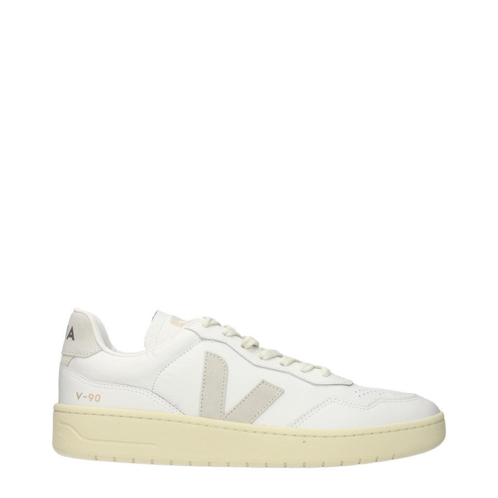 Veja V-90 Sneakers Heren – Wit / Lichtgrijs