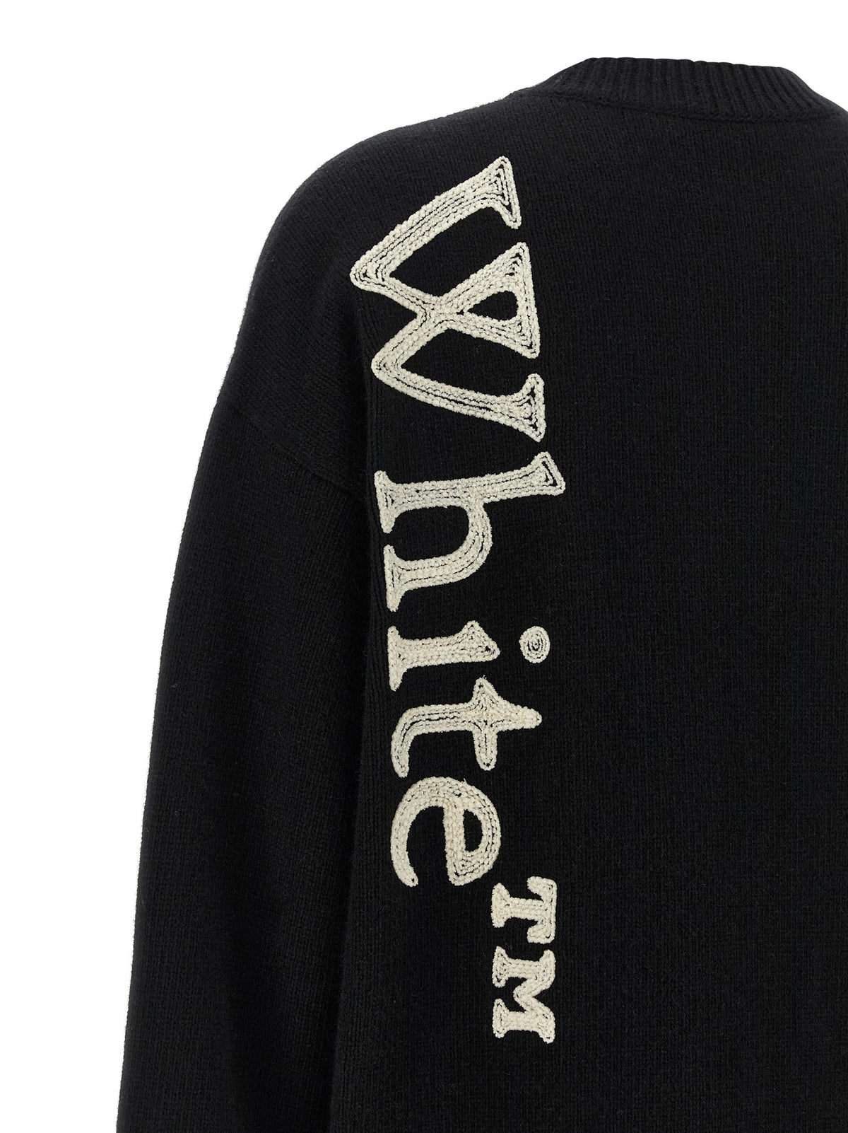 Off-White Vertical Bookish Trui – Wit / Zwart