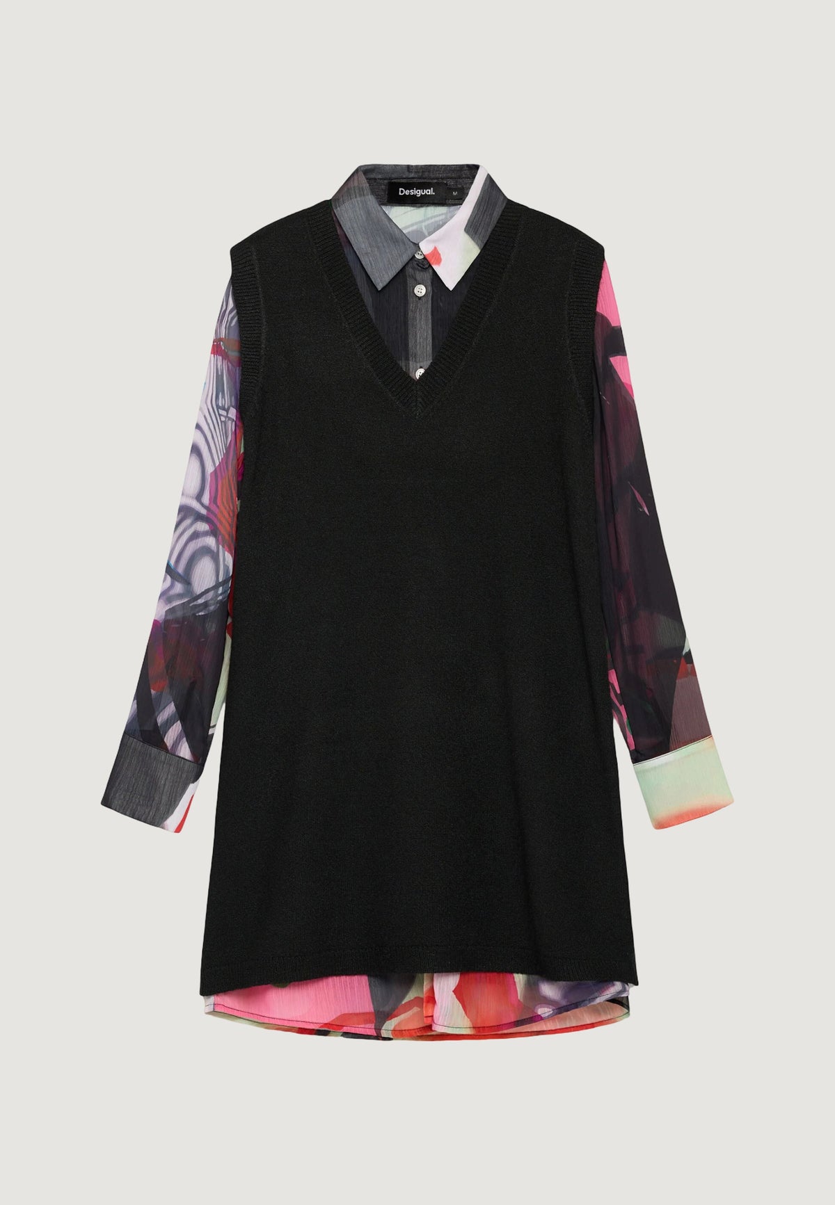 Desigual Mamen Lacroix Jurk – Zwart