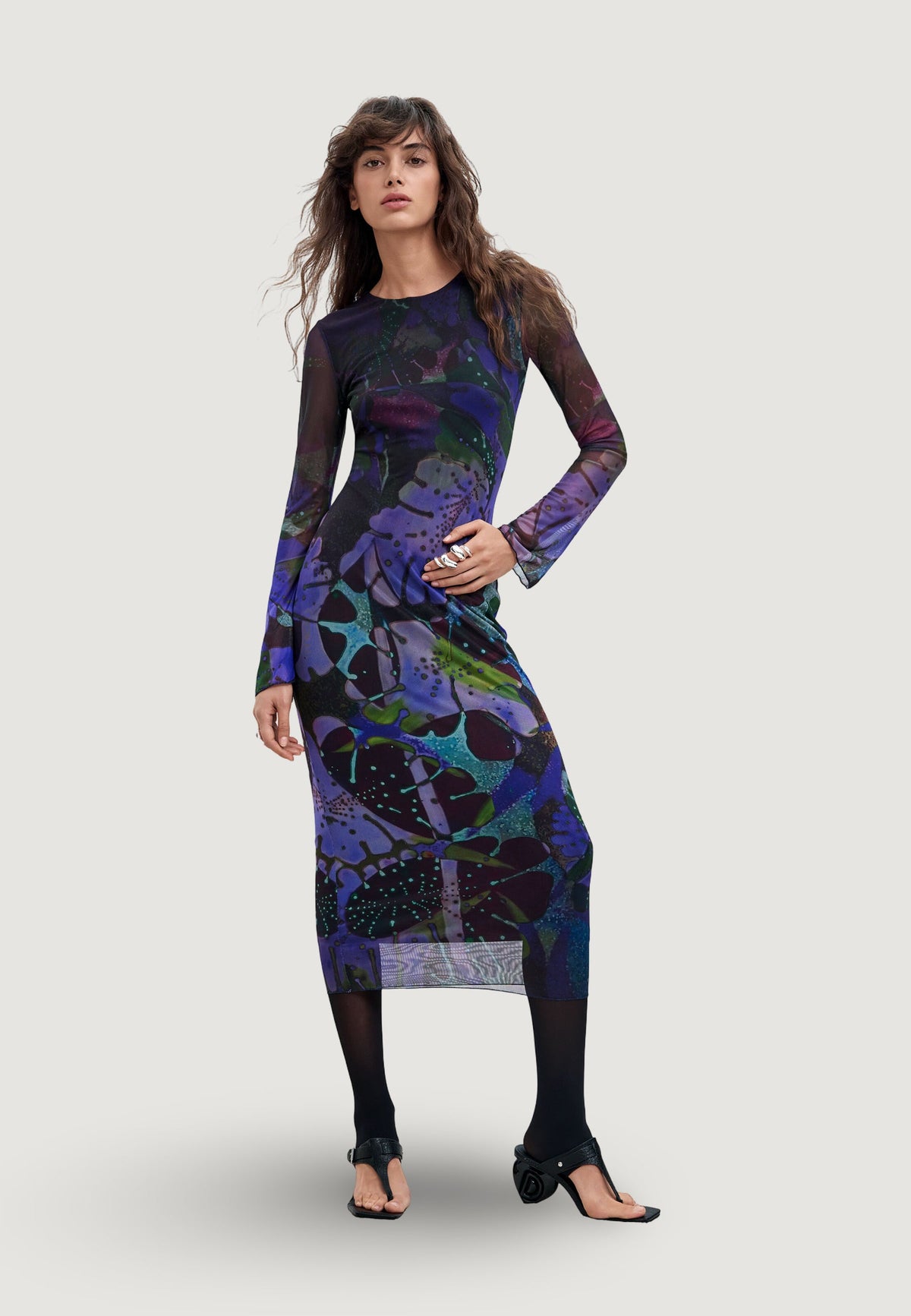 Desigual Leafs Lacroix Jurk – Meerkleurig