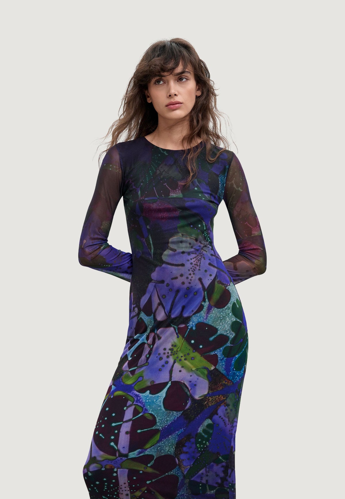 Desigual Leafs Lacroix Jurk – Meerkleurig