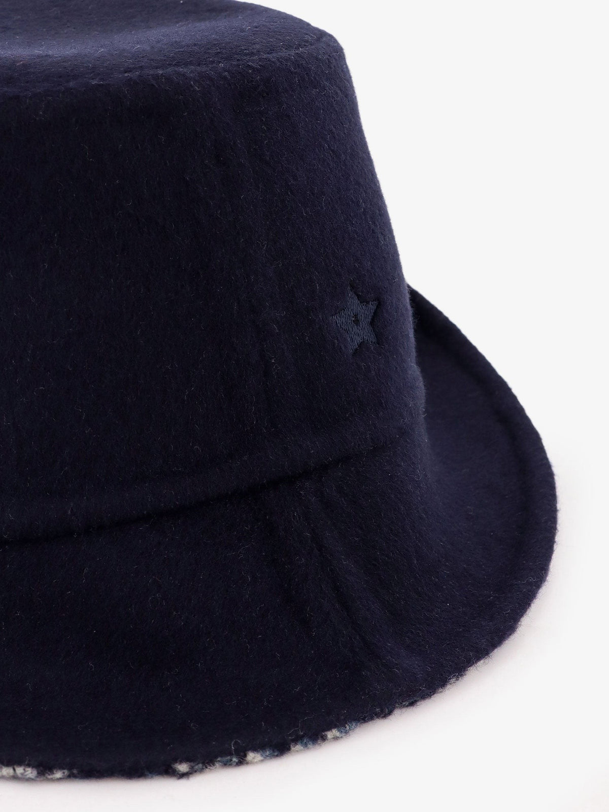 Christian Dior Cloche Hoed van scheerwol – Marineblauw