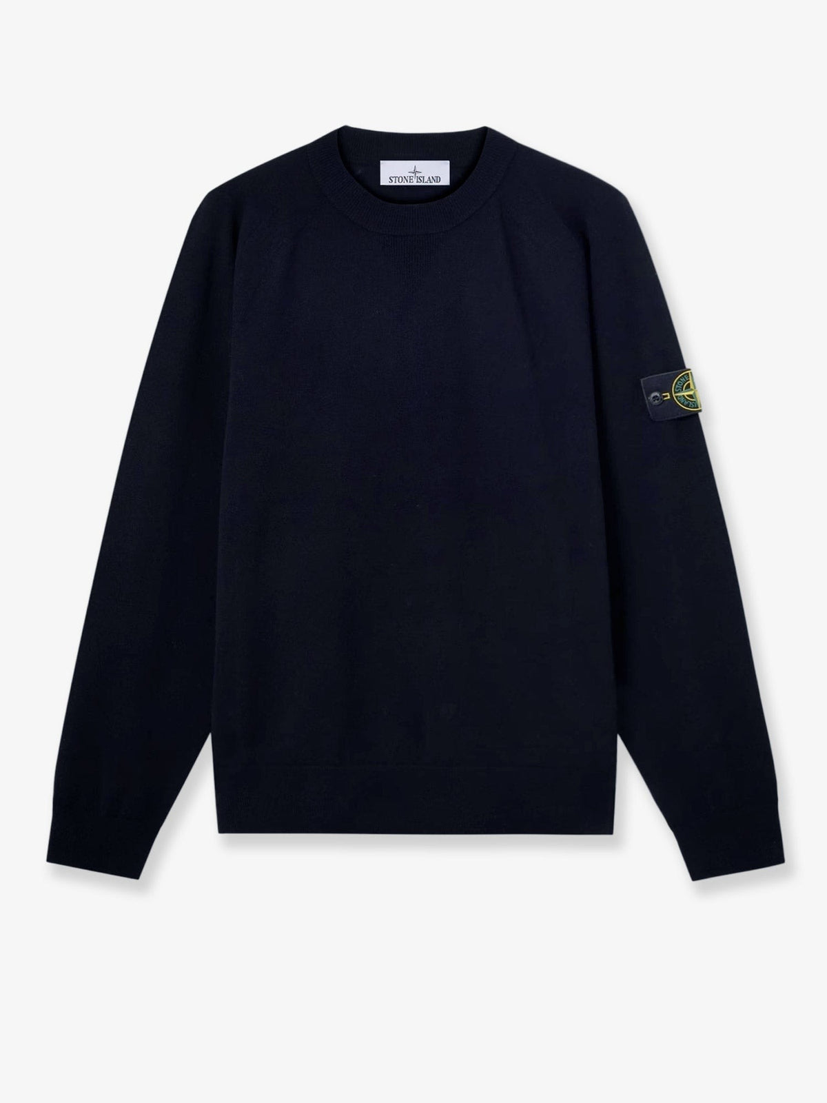 Stone Island Wollen Trui – Marineblauw