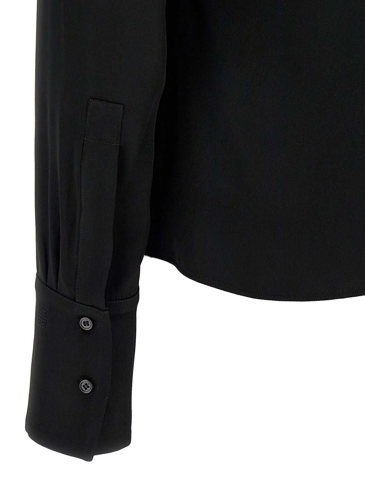 Givenchy Viscose Blouse met halsstrik – Zwart