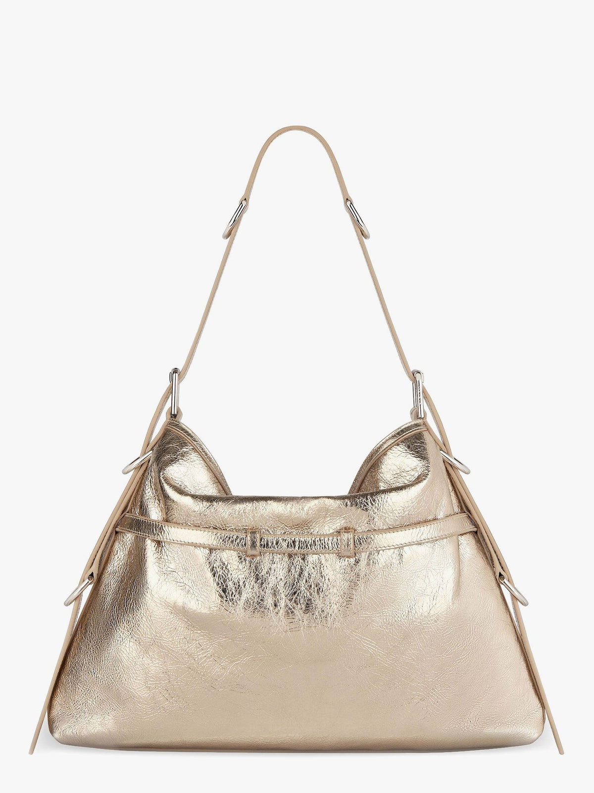 Givenchy Voyou Schoudertas van metallic leer – Goud