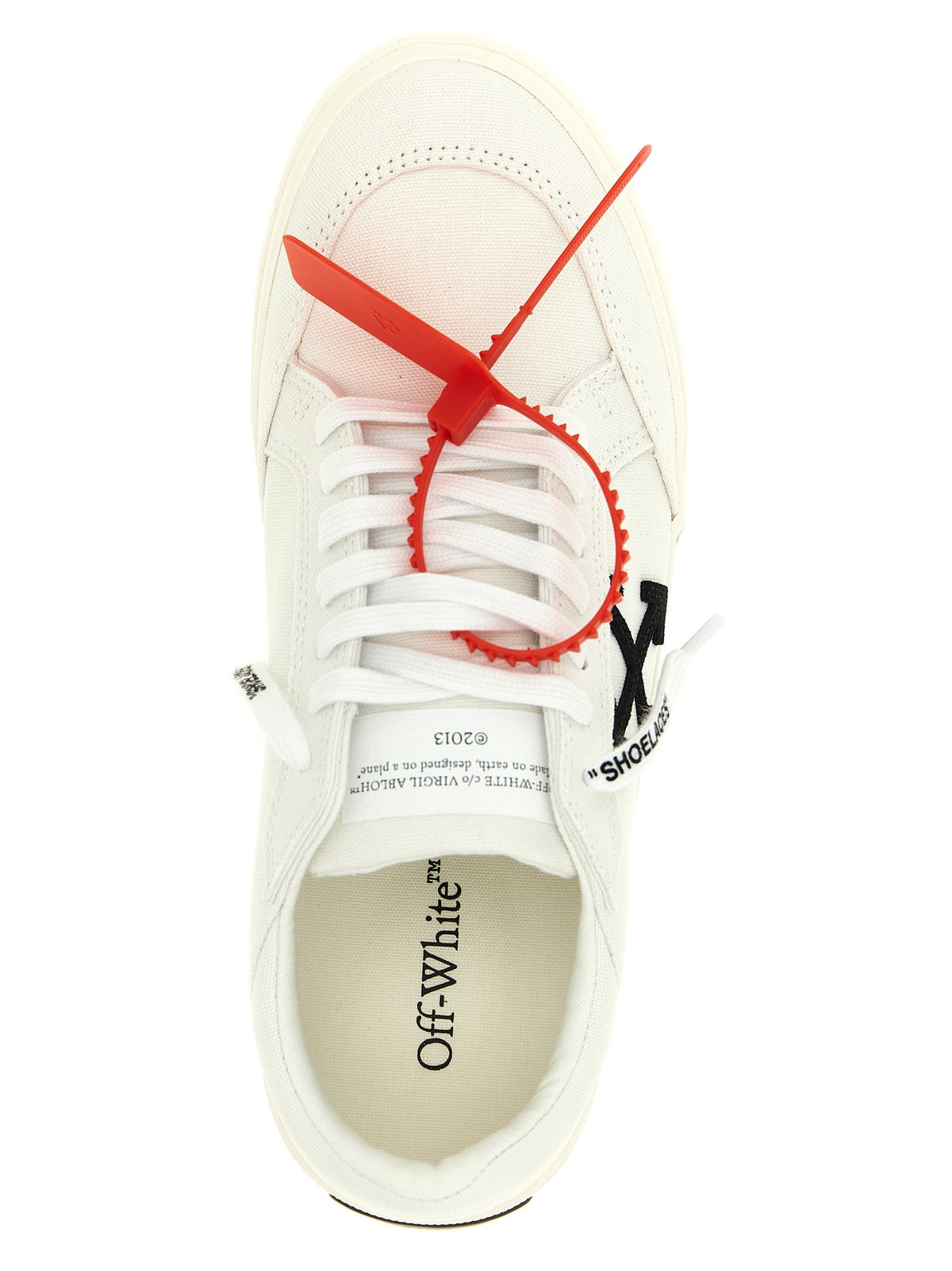 Off-White Vulcanized Sneakers – Wit / Zwart