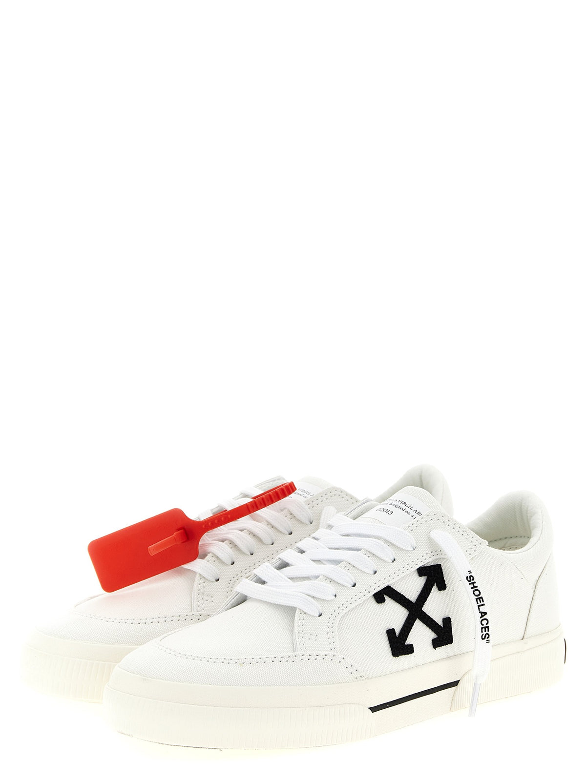 Off-White Vulcanized Sneakers – Wit / Zwart