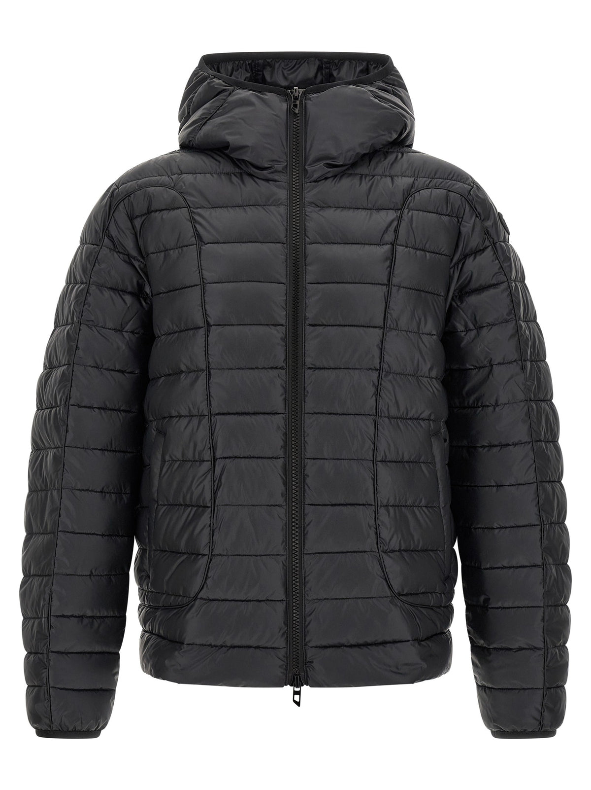 Diesel Donsjas met capuchon – Zwart