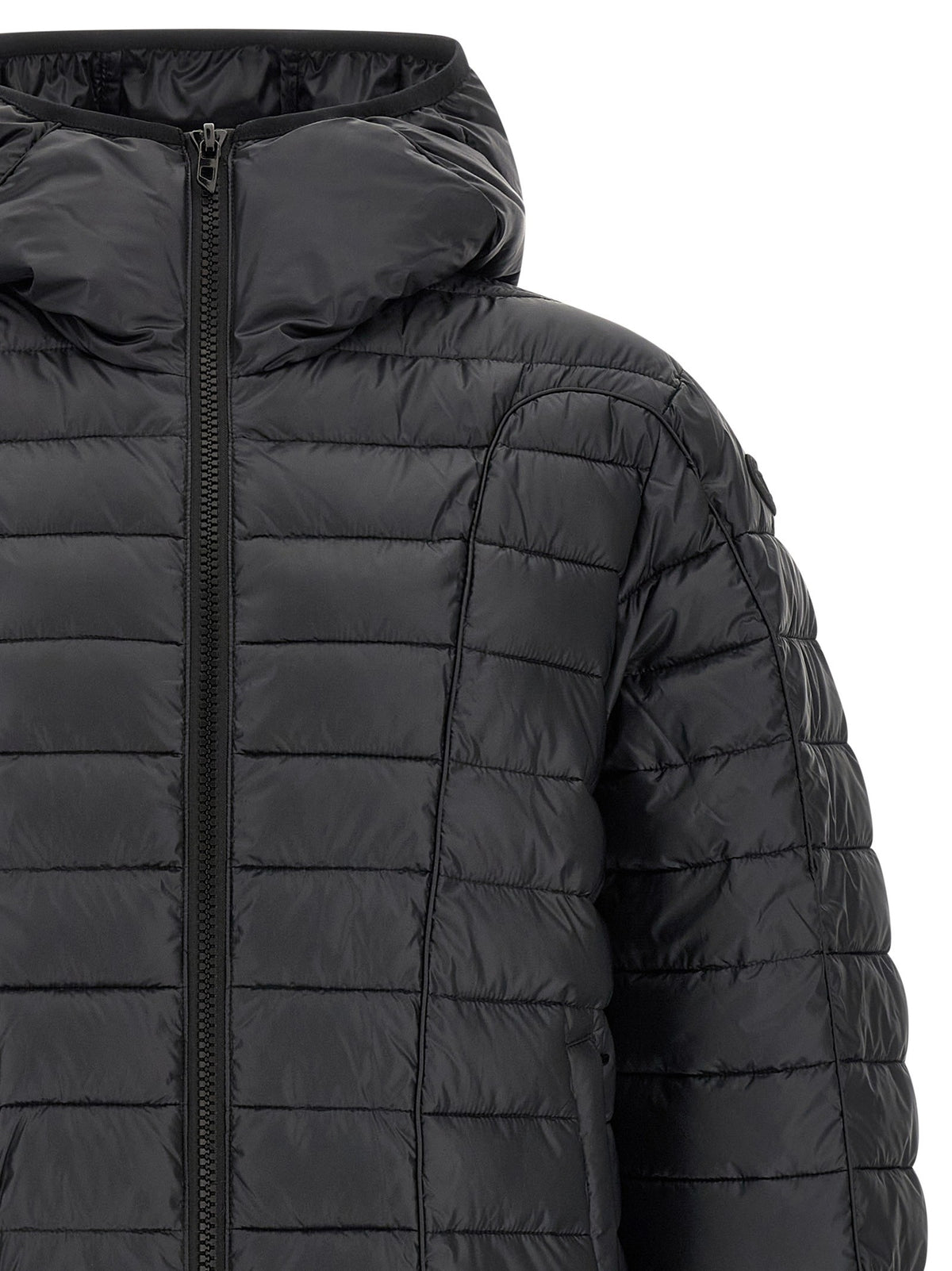 Diesel Donsjas met capuchon – Zwart