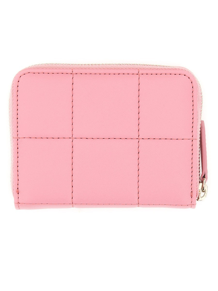 Dsquared2 Leren Portemonnee met logo – Roze