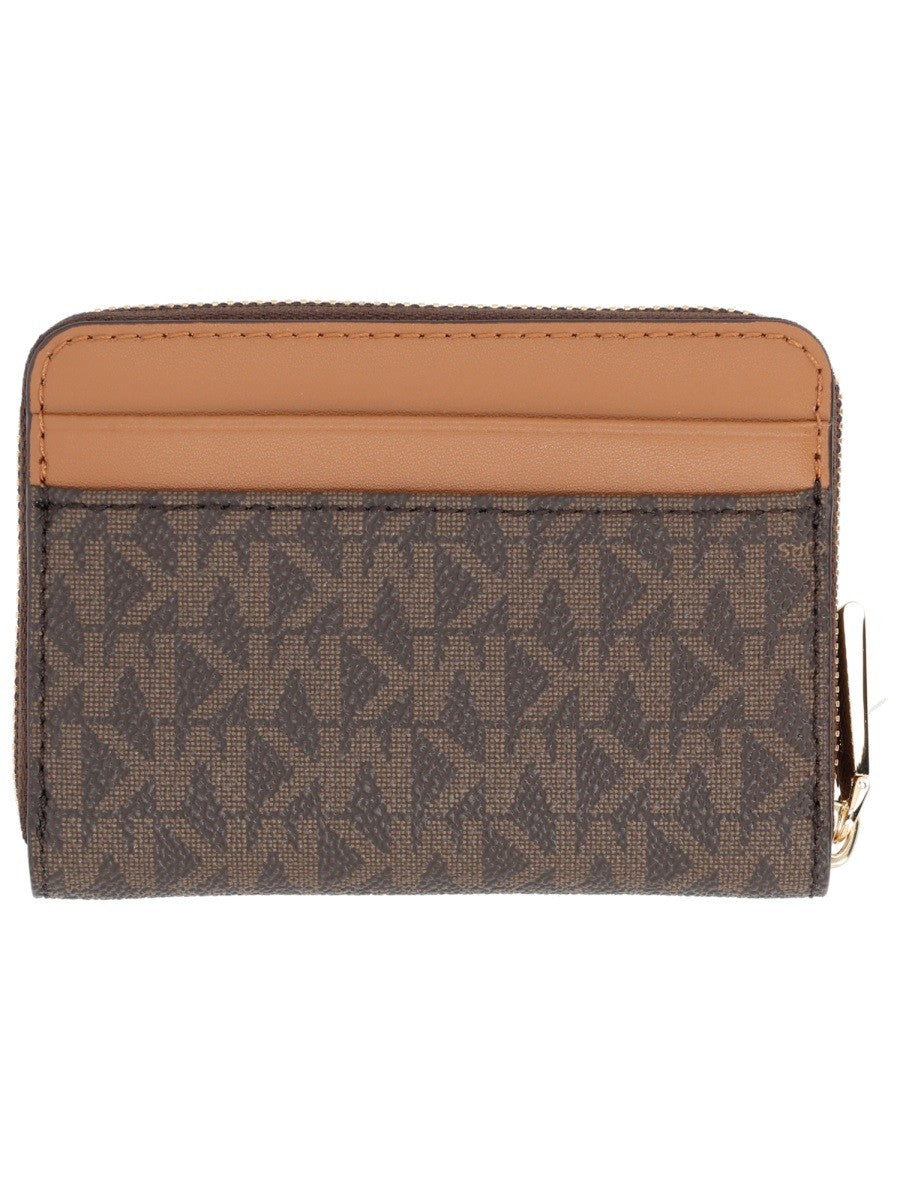 Michael Kors Portemonnee met logoprint – Bruin