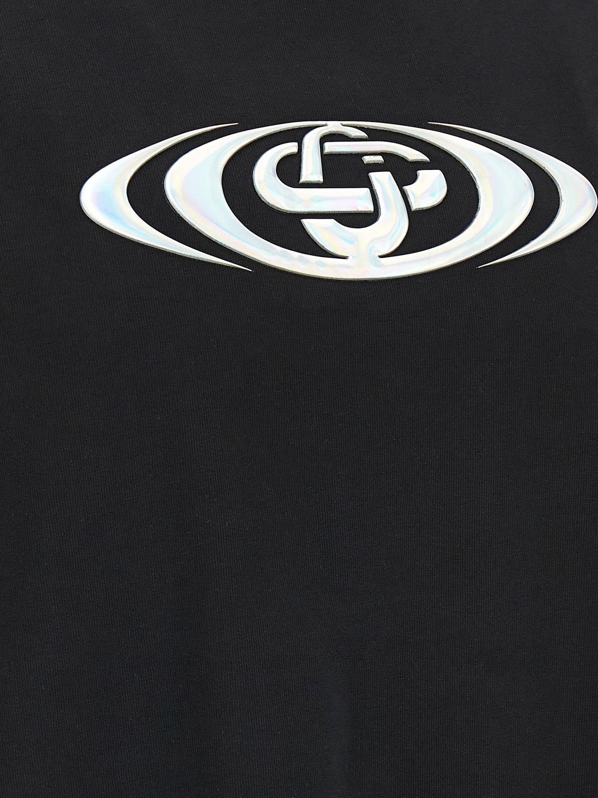 Casablanca Warped Logo T-shirt – Zwart