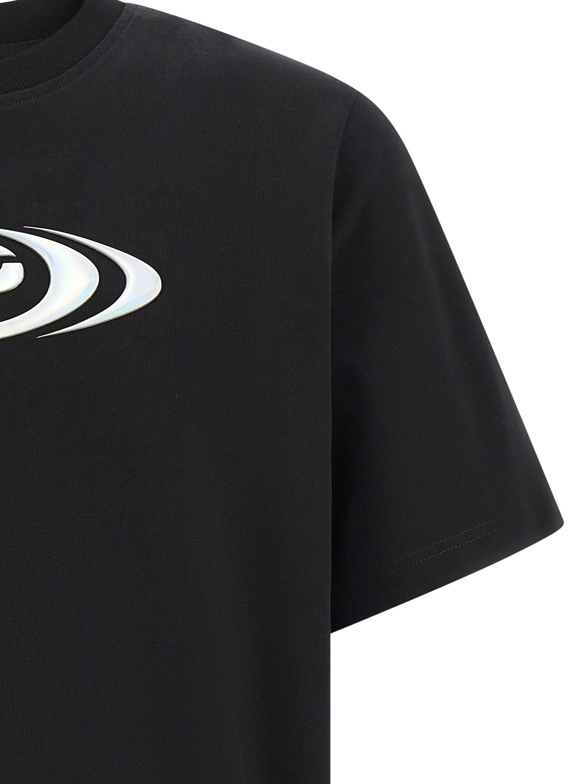 Casablanca Warped Logo T-shirt – Zwart