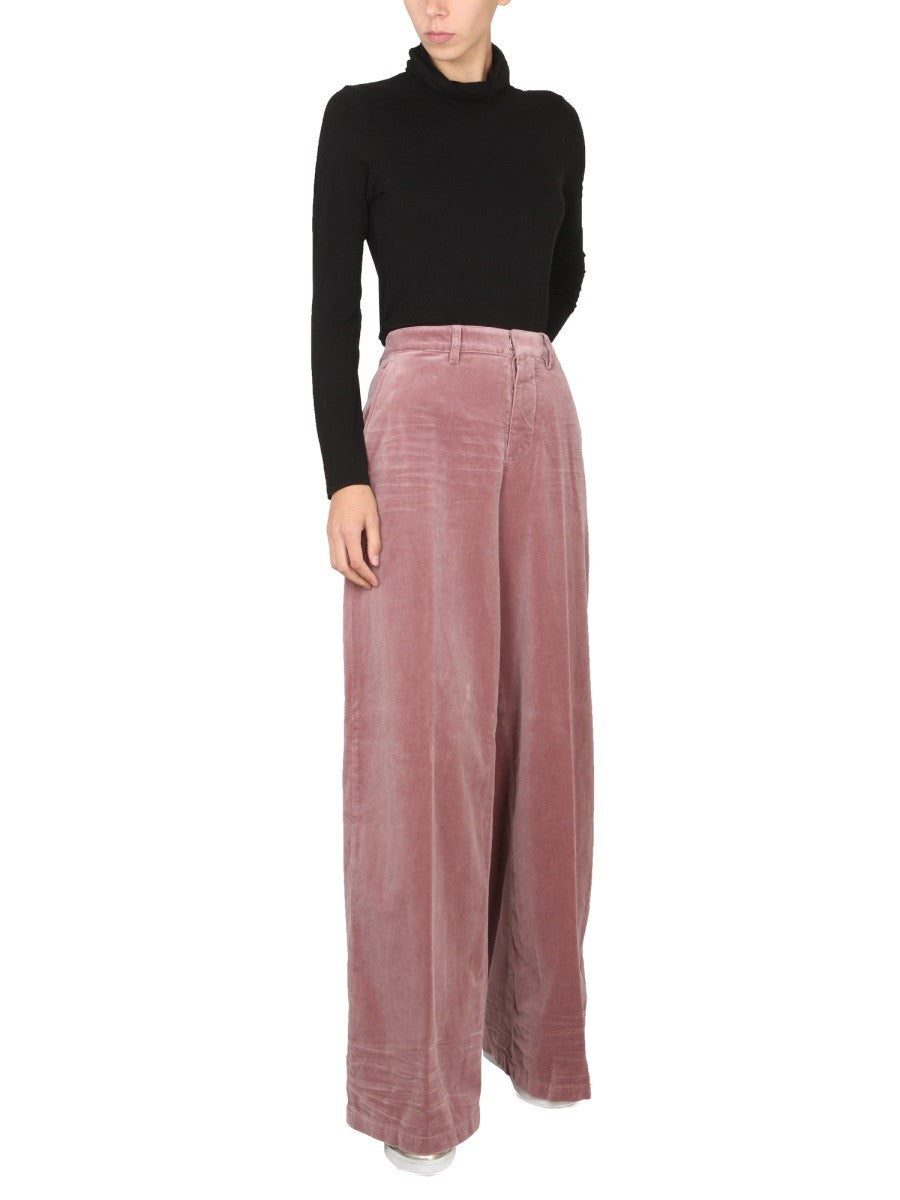 Dsquared2 Wijde Broek met riemlussen – Roze