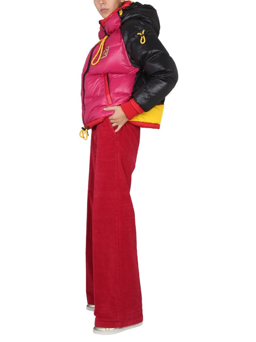 Dsquared2 Broek met wijde pijpen – Rood