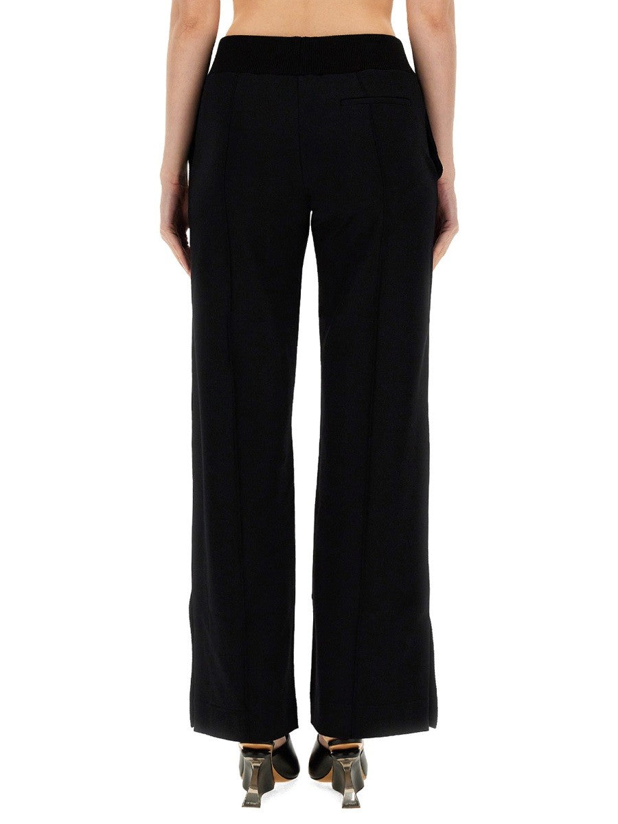 Off-White Broek met Wijde Pijpen – Zwart