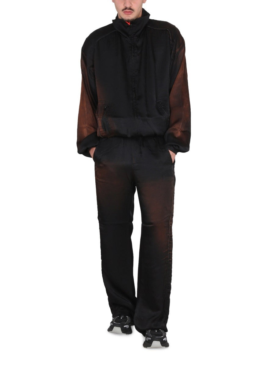 Diesel P-Winfred Satijnen broek – Zwart