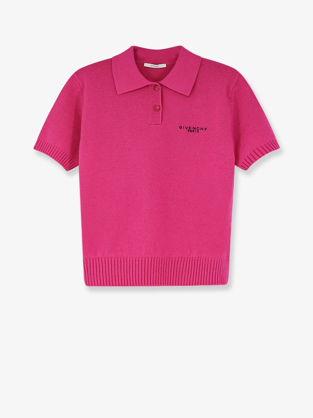 Givenchy Polo van wol en kasjmier – Fuchsia