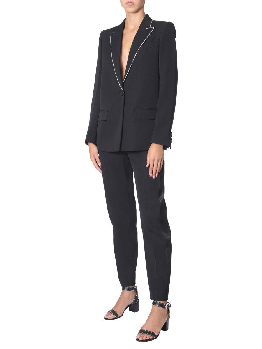 Givenchy Wollen Blazer met strass – Zwart