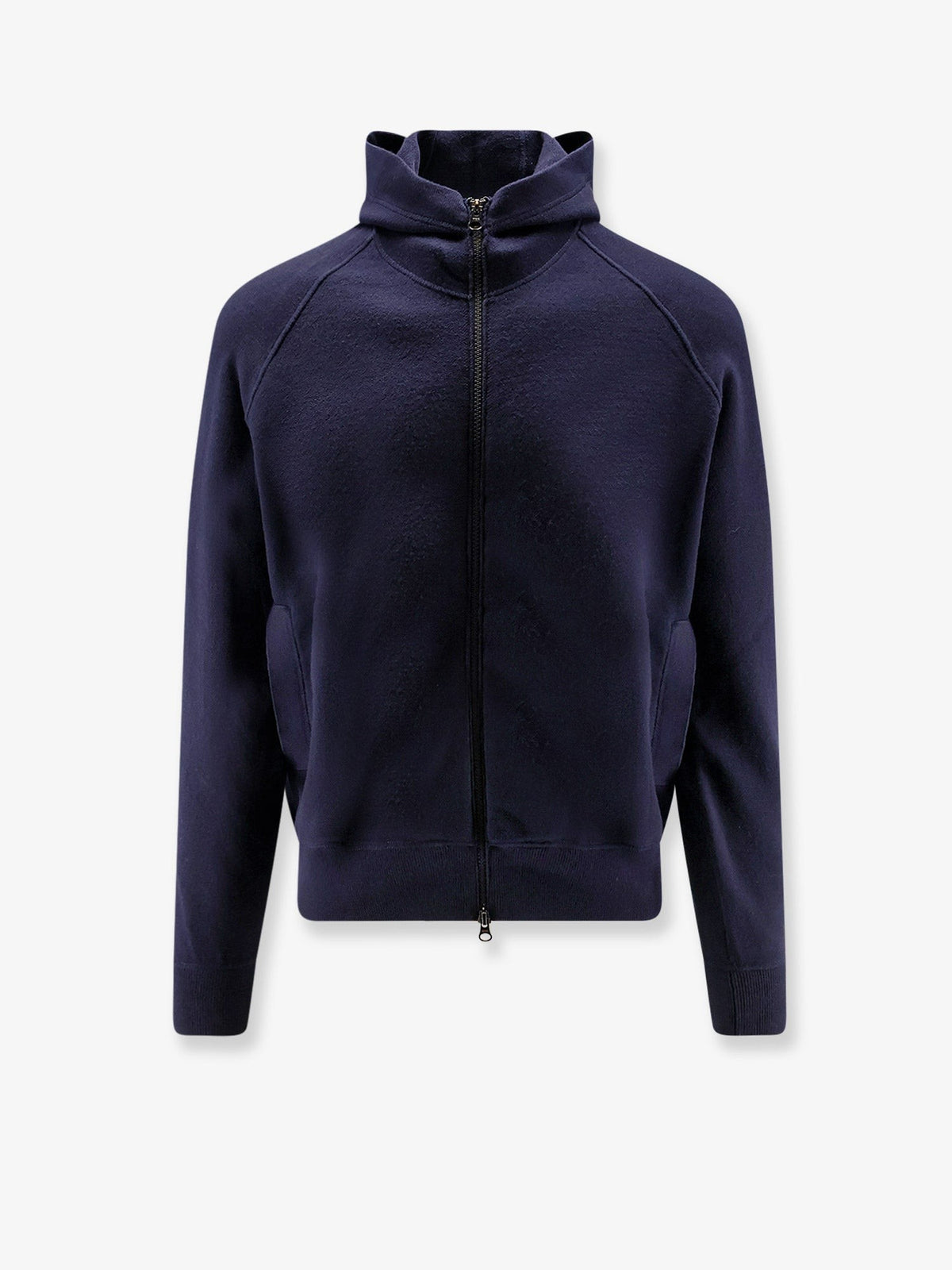 Stone Island Wollen Sweater met rits – Marineblauw