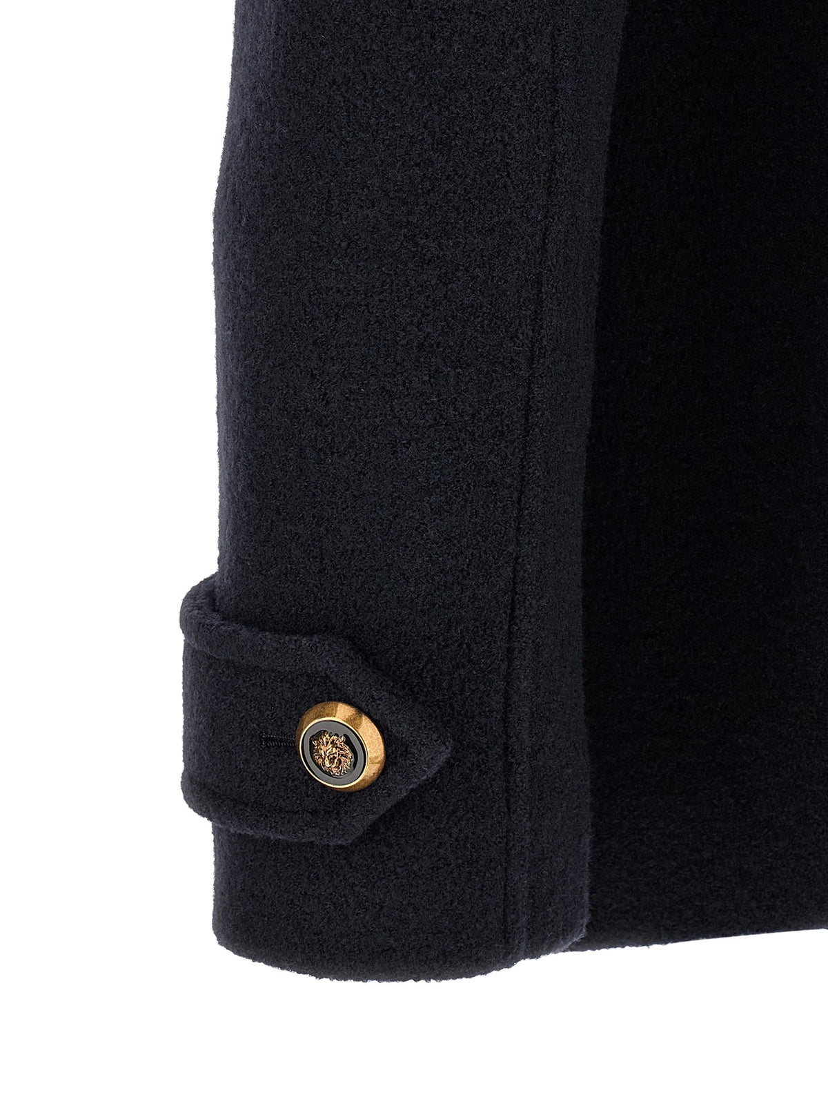 Balmain Wollen caban – Marineblauw