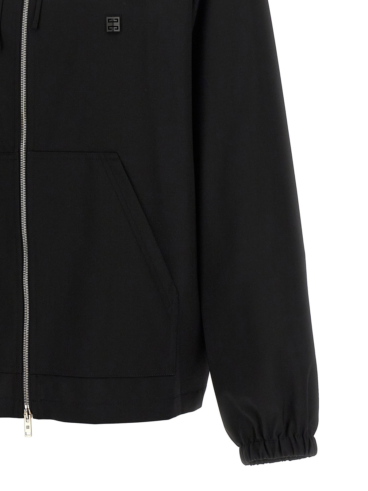 Givenchy Wollen Hoodie met rits – Zwart