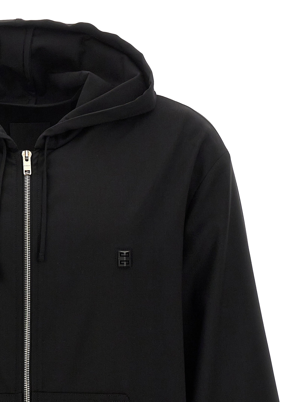 Givenchy Wollen Hoodie met rits – Zwart