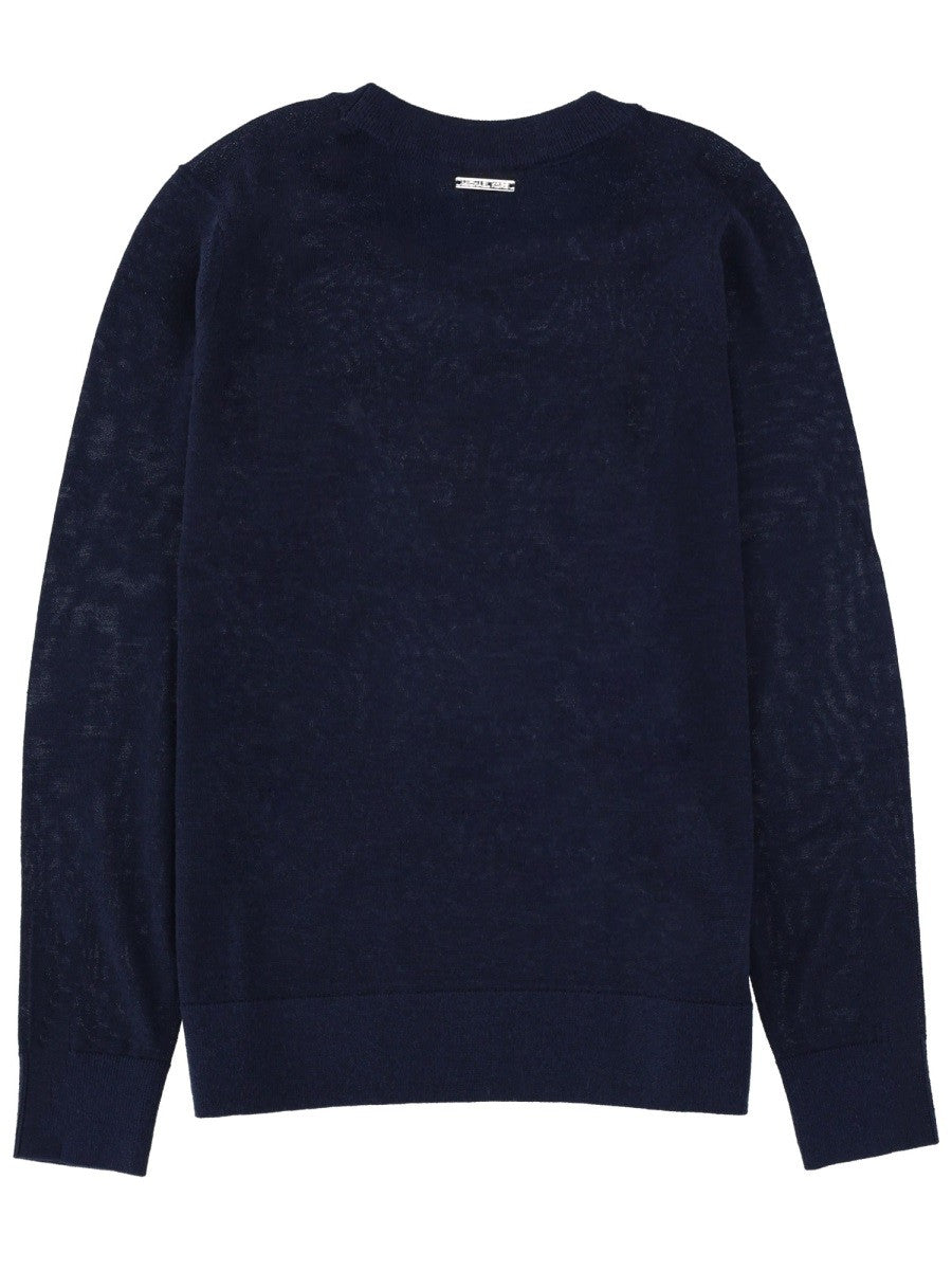 Michael Kors Trui van merinowol – Marineblauw