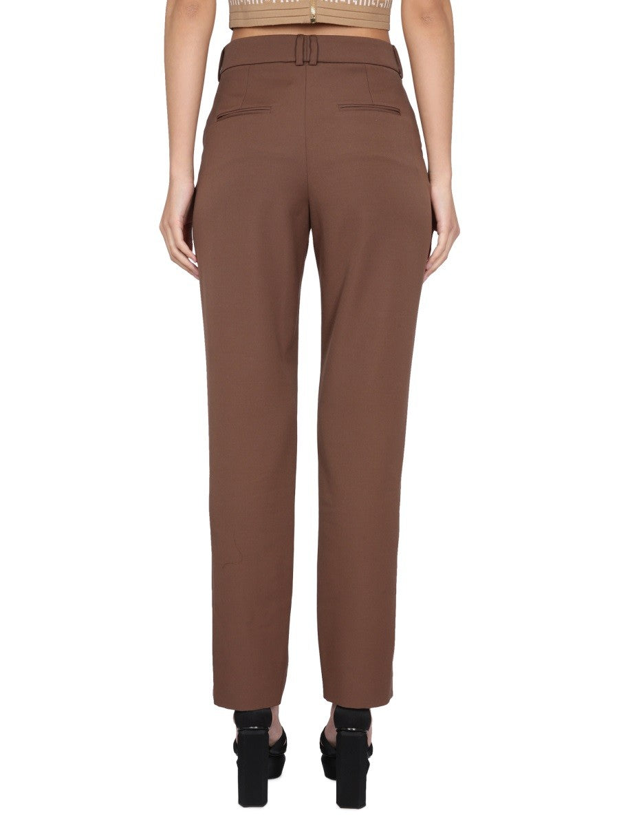 Balmain Wollen Broek – Bruin