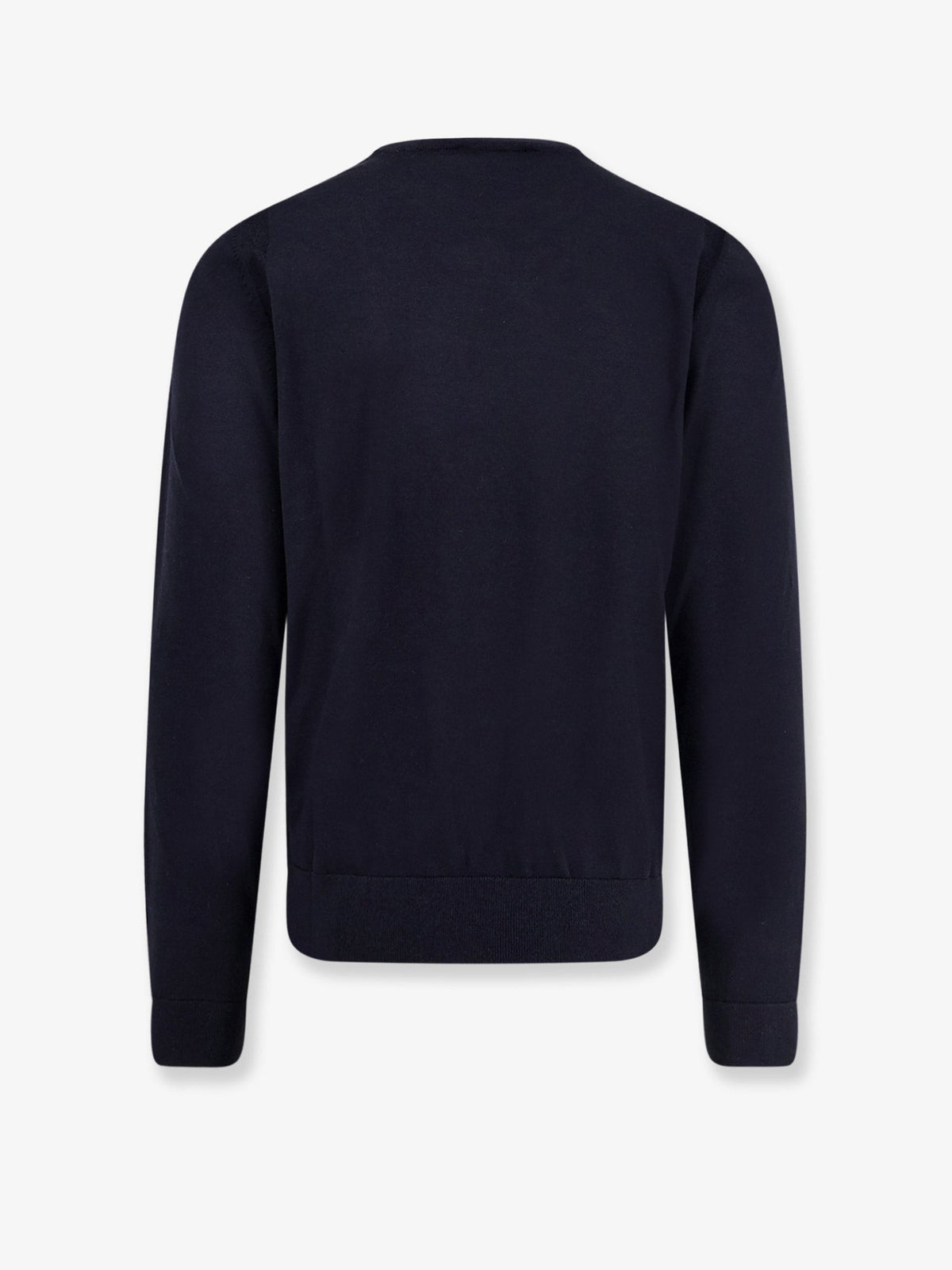 Boss Trui van wol, zijde en kasjmier – Marineblauw