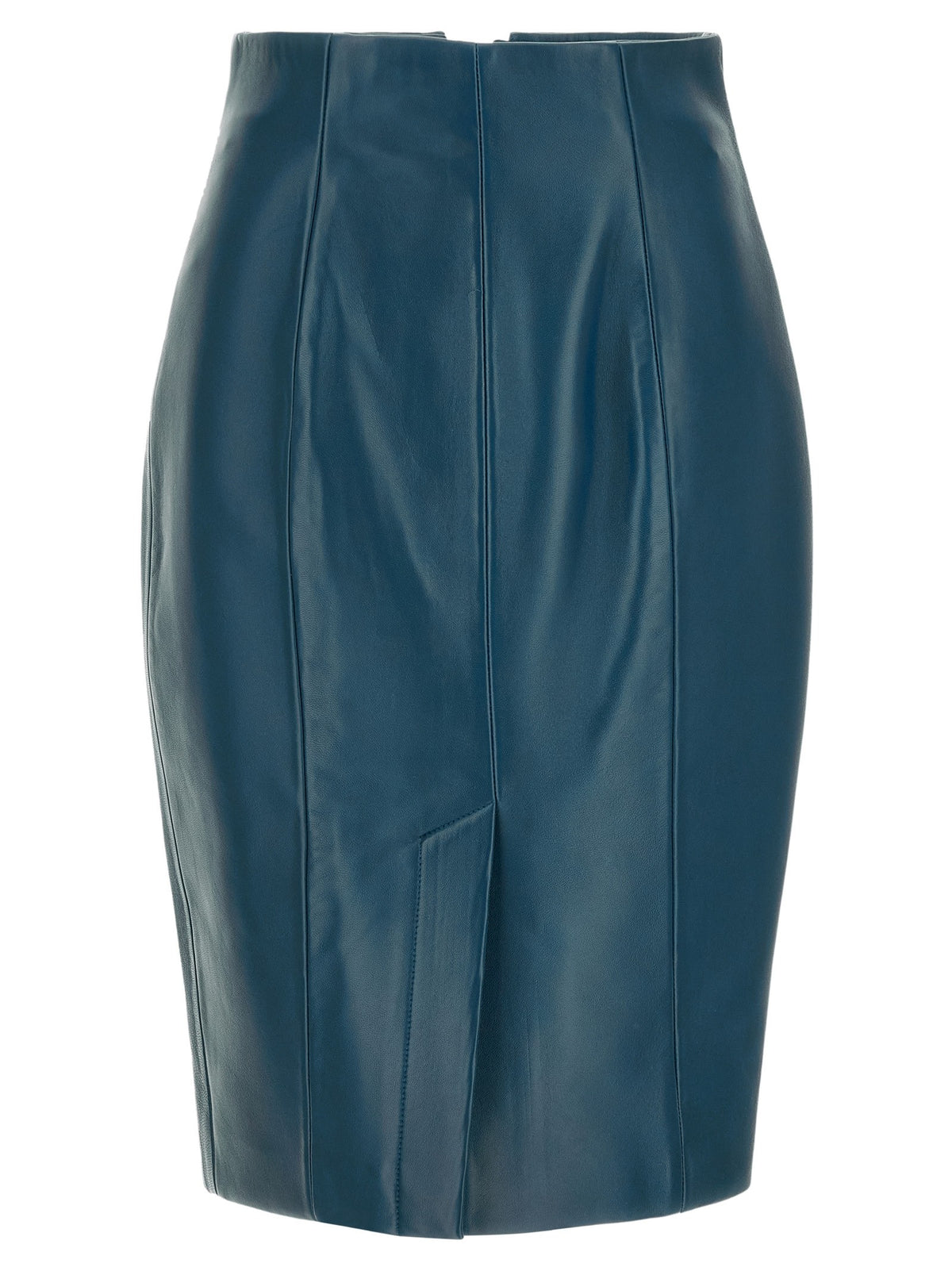 Balmain Lamsleren midirok – Petrol
