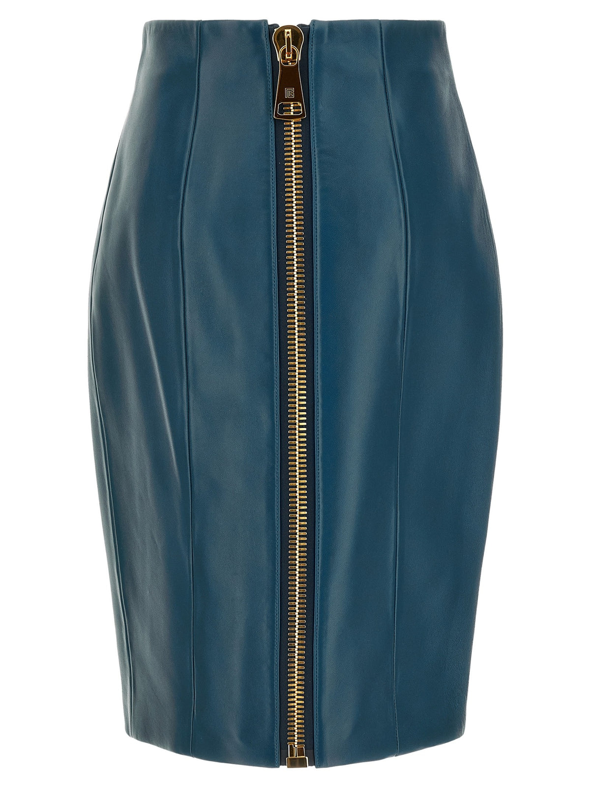 Balmain Lamsleren midirok – Petrol