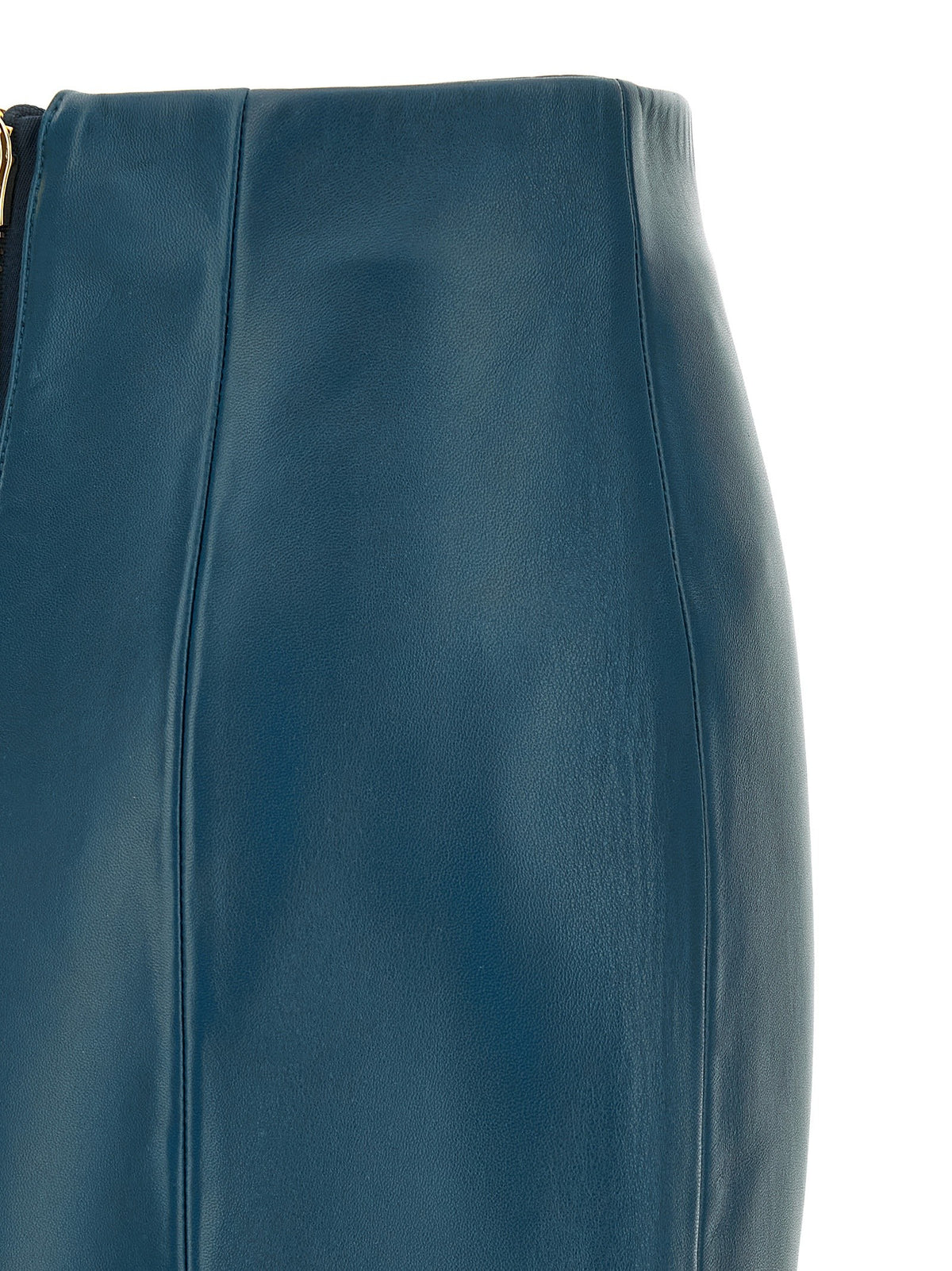 Balmain Lamsleren midirok – Petrol