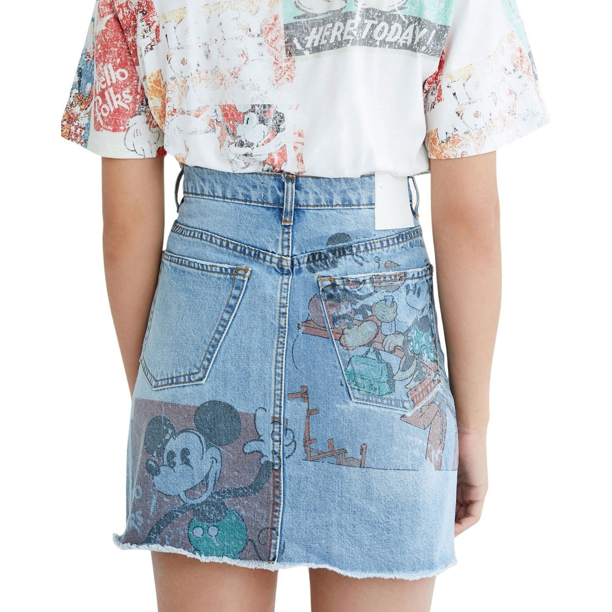 Desigual India Spijkerrok – Blauw