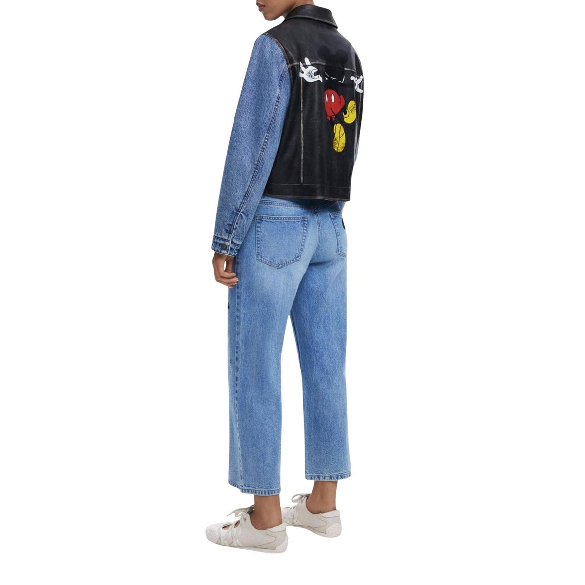 Desigual Constras Spijkerjack – Blauw / Zwart
