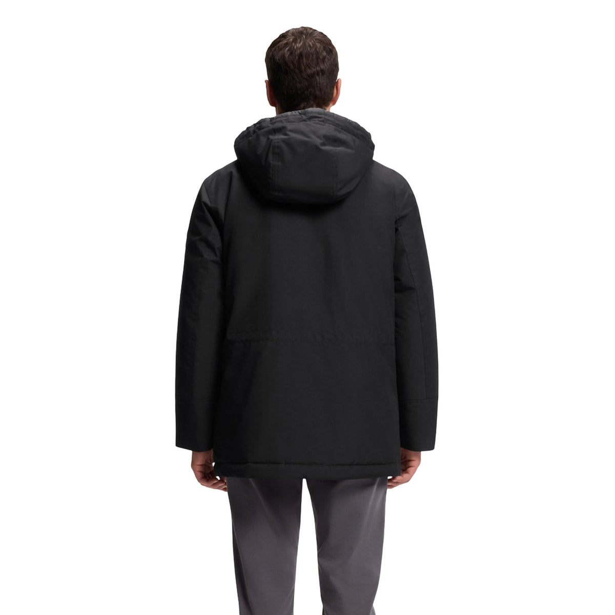 Boss Windjack met capuchon – Zwart