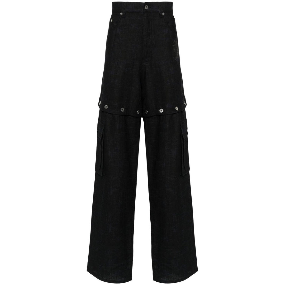 Off-White Linnen Broek – Zwart