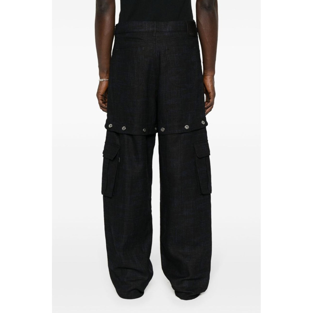 Off-White Linnen Broek – Zwart