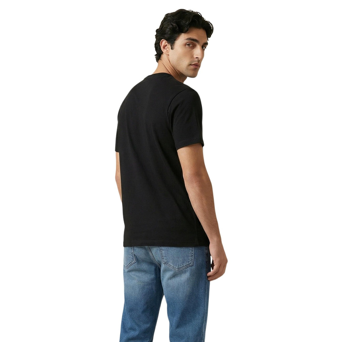 Tommy Hilfiger Katoenen T-shirt met korte mouwen Heren – Zwart