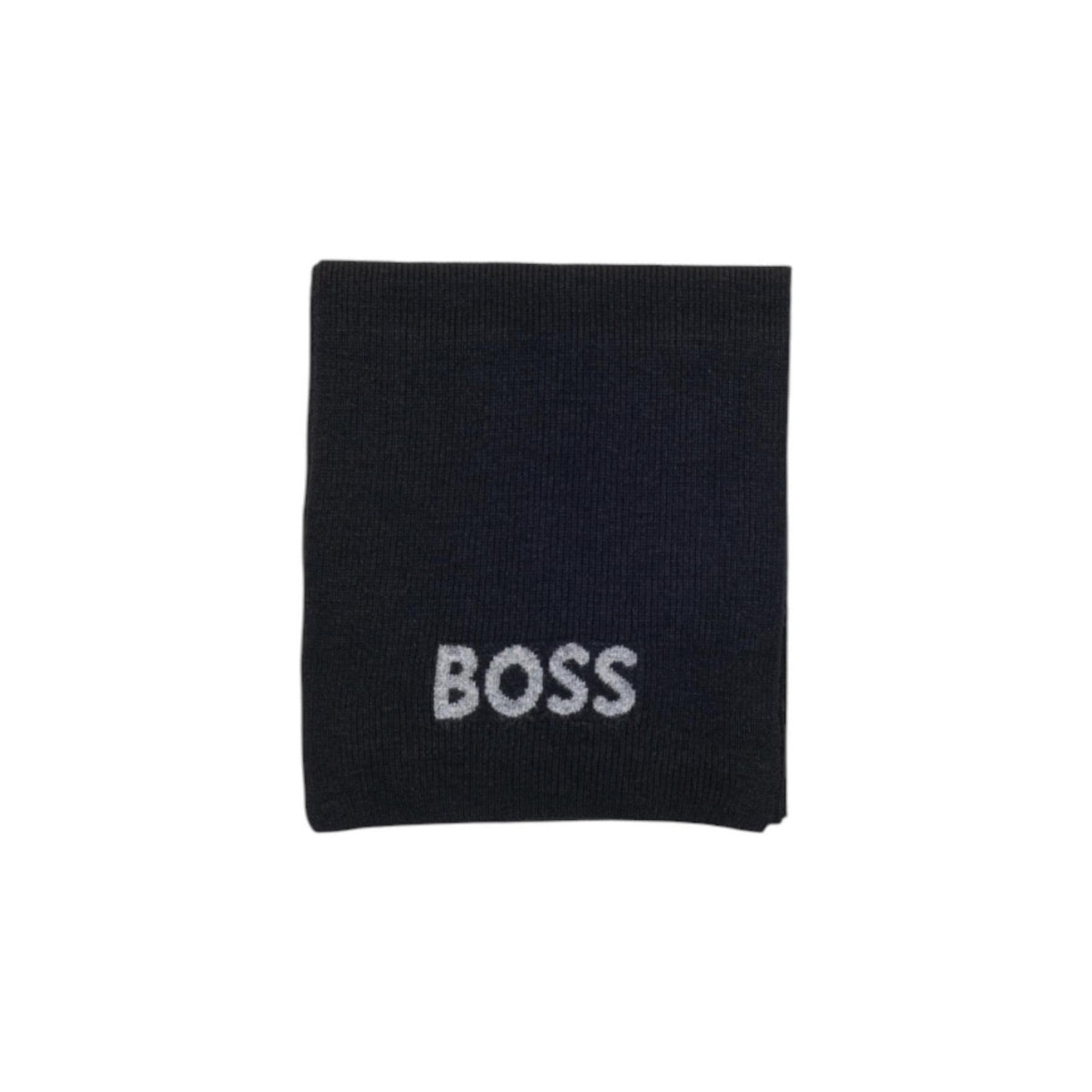 Boss Wollen sjaal met print – Zwart