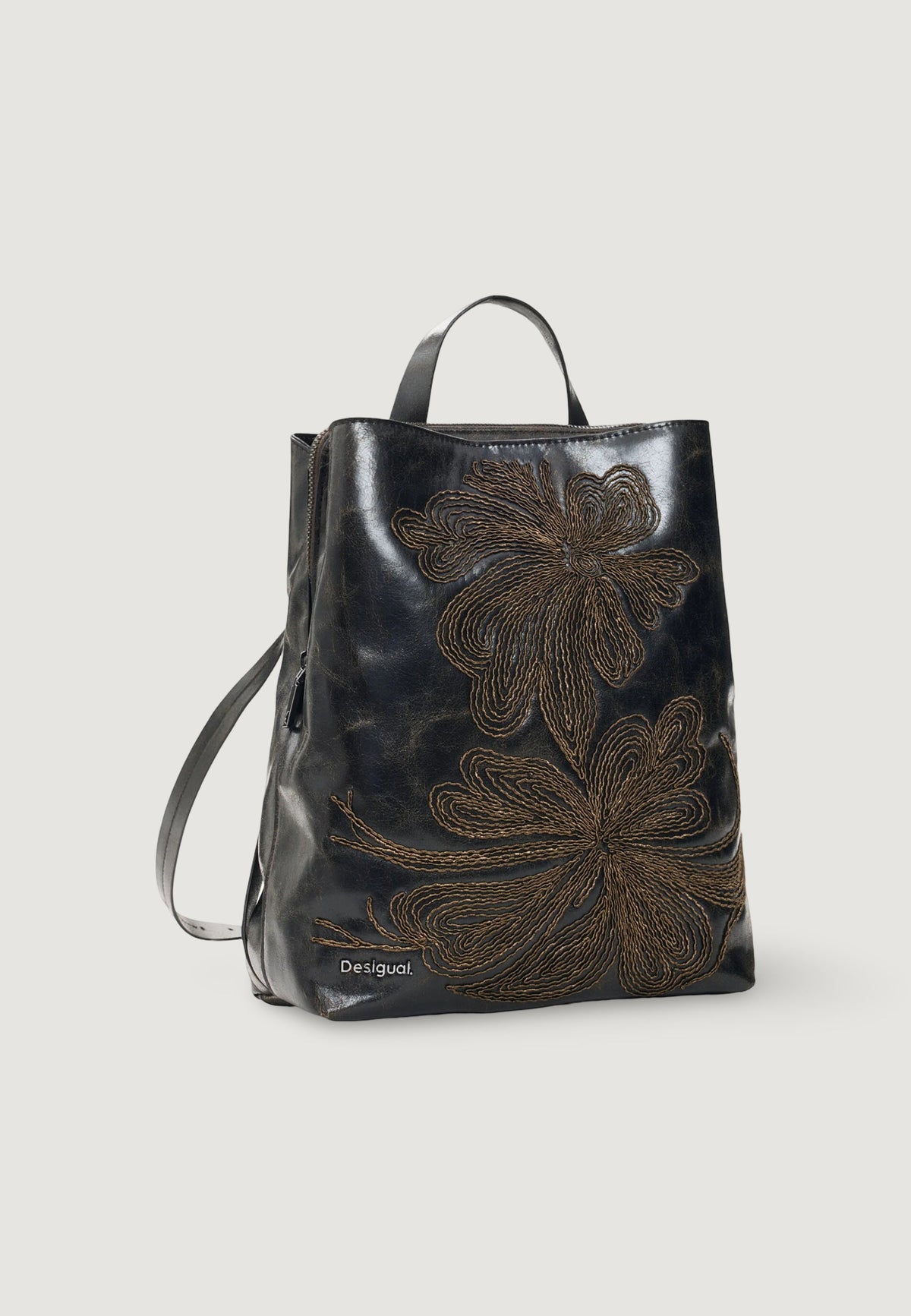 Desigual Mistral Sumy Mini Rugzak – Zwart / Bruin