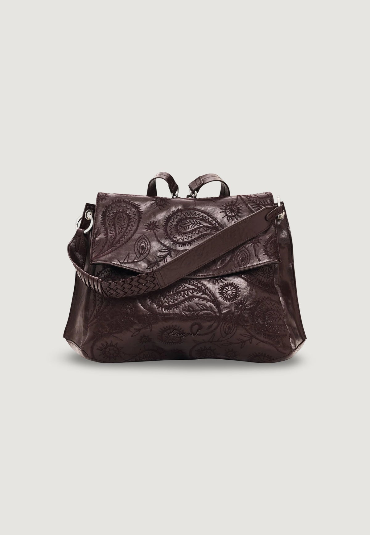 Desigual Siroco Posadas Rugzak met paisleymotief – Bruin