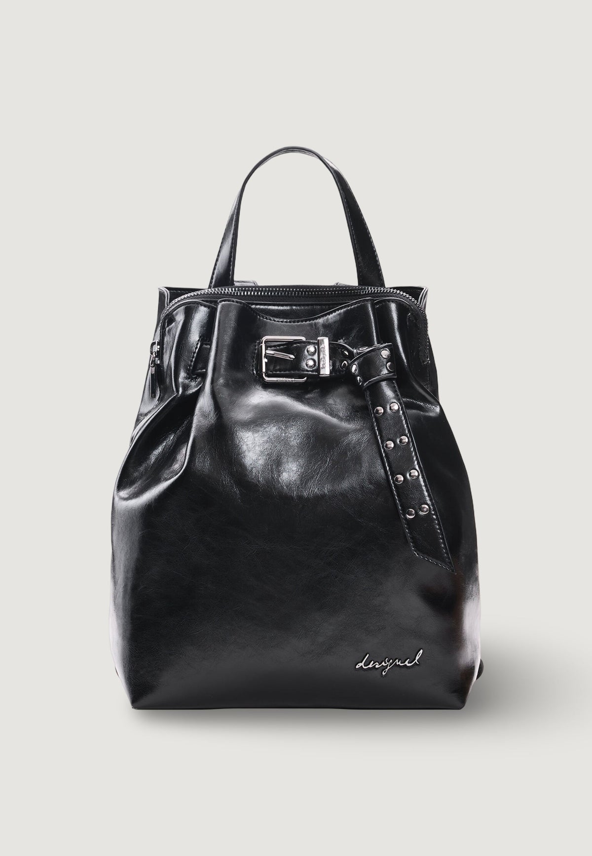 Desigual Galaxy Luena Mini Nf Rugzak met afneembaar mini-tasje – Zwart
