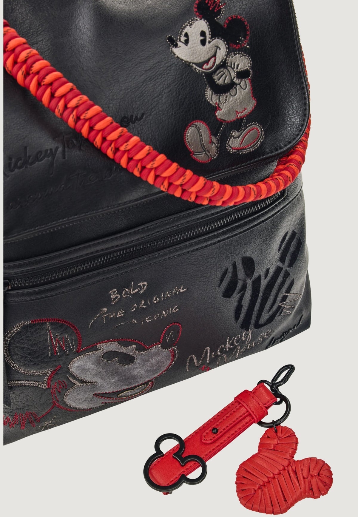 Desigual Mickey Face Hampton Rugzak – Zwart