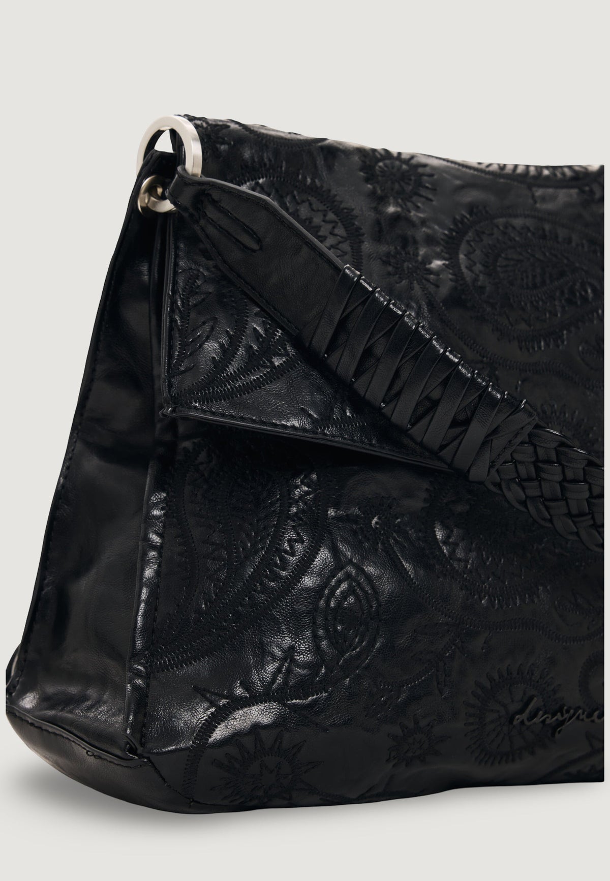 Desigual Siroco Posadas Rugzak met paisleymotief – Zwart